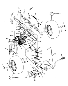 Motion Drive Group - Hydro Drive Diagram and Parts List for 7800370-FLT185420 2008 Briggs and Stratton Lawn Tractor